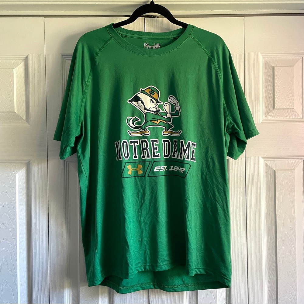 Kelly green Notre Dame t-shirt